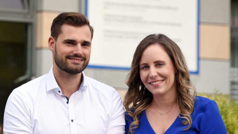 Dr. Marco Dederichs und Dr. Stephanie Viebranz erhalten den diesjährigen Lehrpreis der Friedrich-Schiller-Universität Jena.