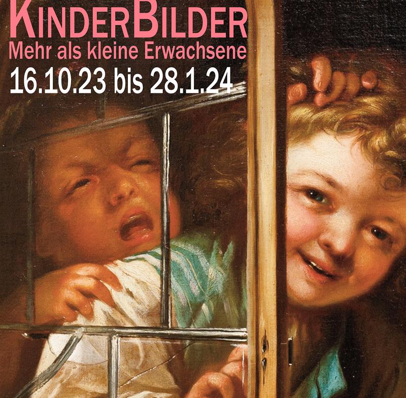 Motiv vom Plakat der Ausstellung „KinderBilder“. 