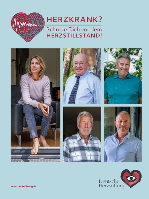 Herzstiftungs-Ratgeber „Herzkrank? Schütze Dich vor dem Herzstillstand!“