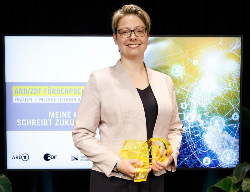 Sandra Severin, Preisträgerin des ARD/ZDF-Förderpreises „Frauen + Medientechnologie“
