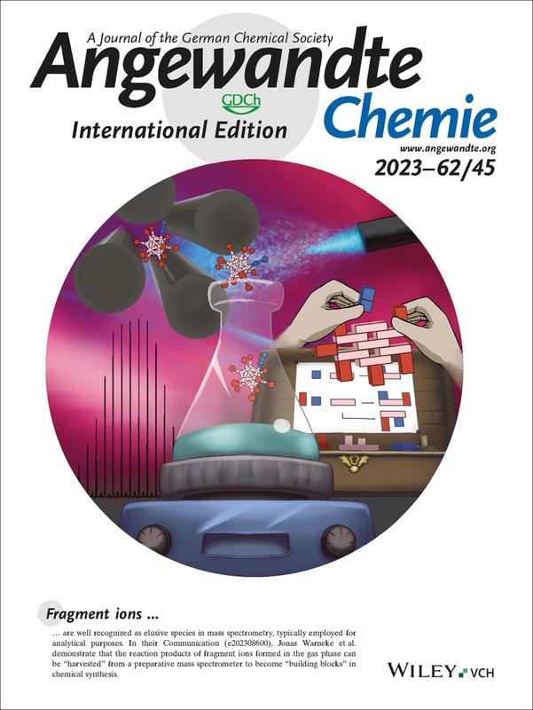 Cover of the journal Angewandte Chemie. Photo: Leipzig University Cover of the journal Angewandte Chemie.