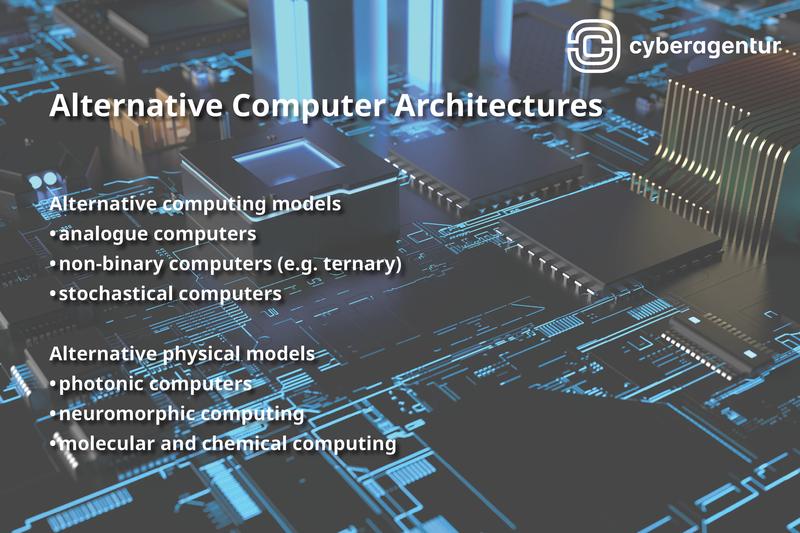 Silizium-basierten Mikroprozessoren oder Neuromorphe Computerchips? Welche Rechnerarchitektur macht das Rennen der Zukunft? Die Cyberagentur hat eine Ausschreibung zur Machbarkeit neu gedachter Rechnermodelle veröffentlicht.