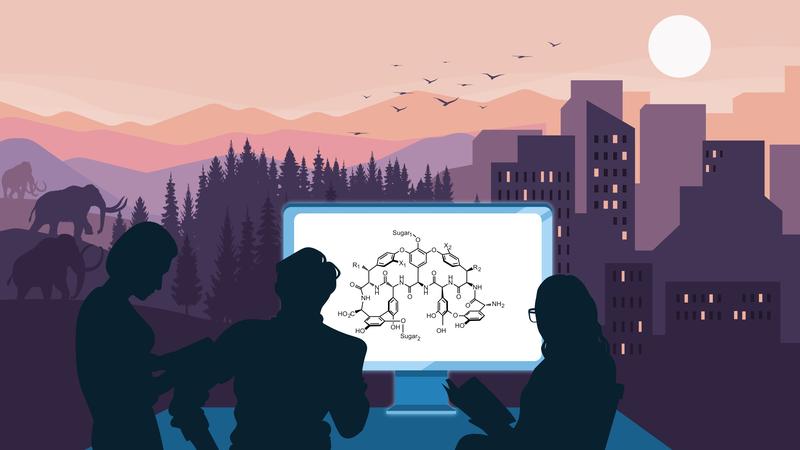 Forscherinnen und Forscher der Universität Tübingen drehen die Evolution einer antibiotischen Stoffklasse mithilfe von Computertechnik zurück. Die Erkenntnisse können für die Entwicklung neuer Medikamente genutzt werden. 