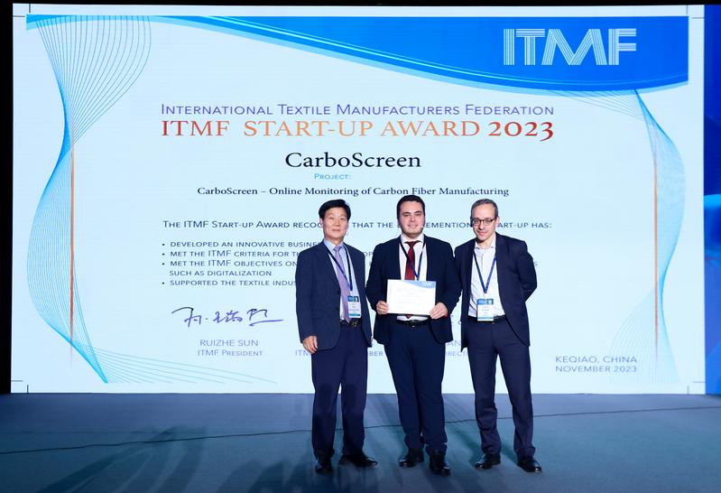 Prof. Dr Tae Jin Kang (Seoul National University), Dr Musa Akdere (CarboScreen), Dr Christian P. Schindler (ITMF), from left to right