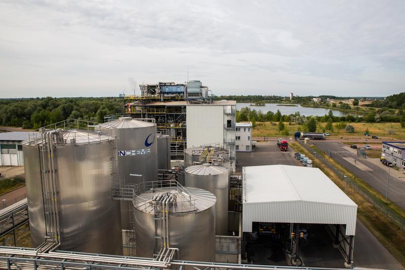 In der Anlage von GLACONCHEMIE in Merseburg sollen die neuartigen Weichmacher hergestellt werden.