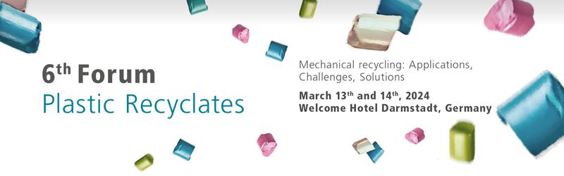  The sixth Forum Plastic Recyclates will focus on practical application examples from a wide range of industries. 
