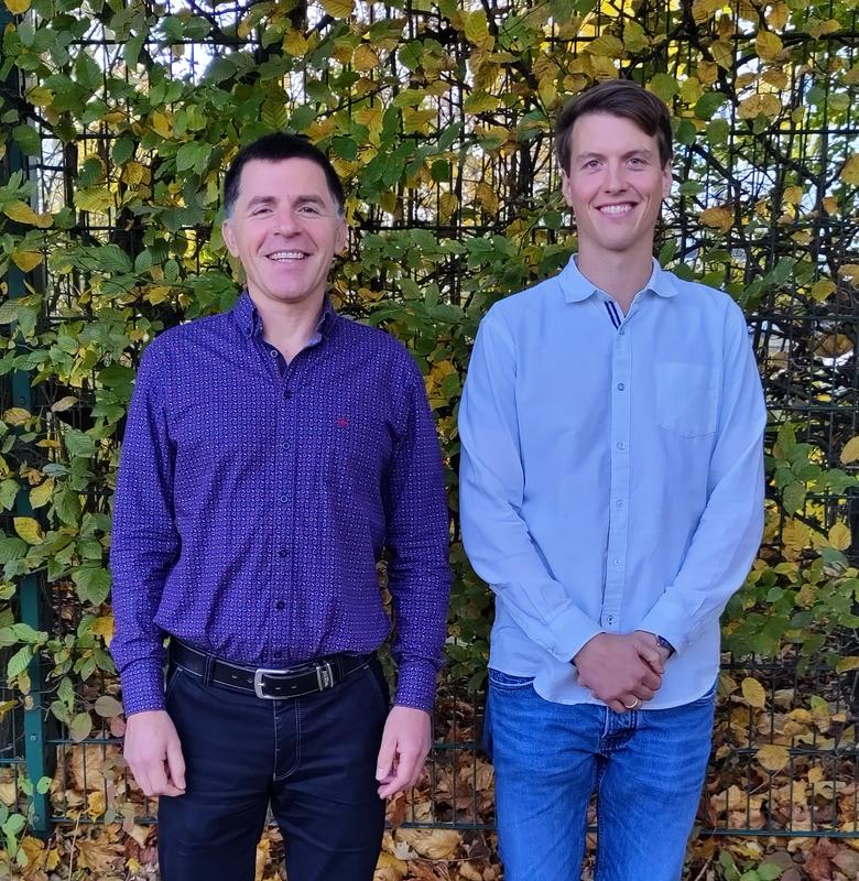 Prof Nexhmedin Morina (left) and Dr Thole Hoppen