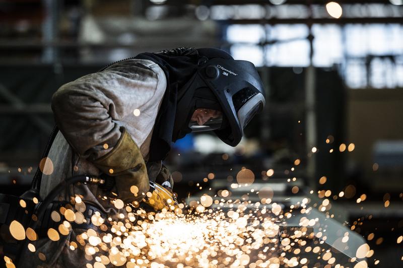 Schiffbauarbeiten bei thyssenkrupp Marine Systems 