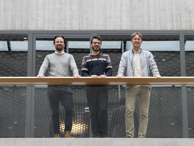 Die erfolgreichen BTRY-Gründer: Moritz Futscher, Abdessalem Aribia und Yaroslav Romanyuk (von links nach rechts). 
