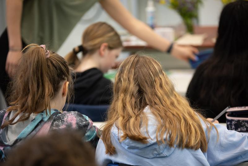 Unterricht in einer Sekundarstufenschule.