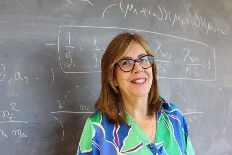 Professorin Dr. Belén Gavela, Universidad Autónoma de Madrid, erhält den Julius Wess-Preis 2023 des KIT-Zentrums Elementarteilchen- und Astroteilchenphysik.