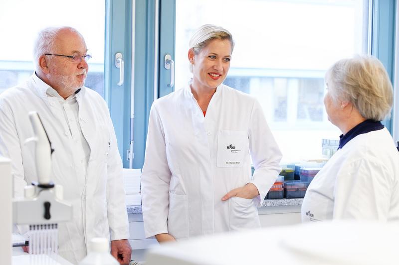 Wissenschaftlicher Austausch innerhalb der Forschungsgruppe ist wichtig, damit das Team immer auf dem neuesten Stand ist. 