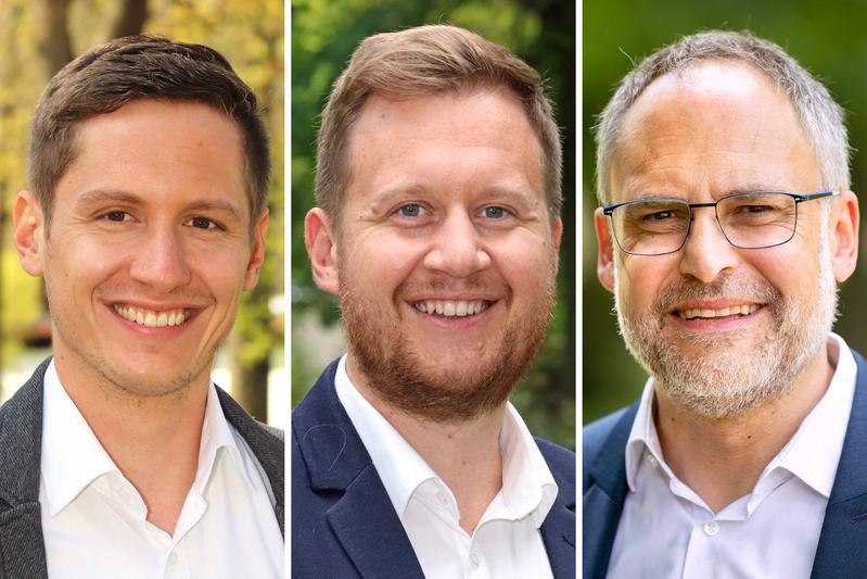 Michael Graßl, Jonas Schützenender und Klaus Meier (v.l.)