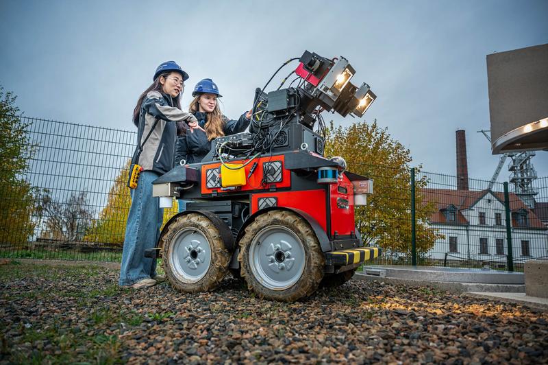 Intelligente Untergrundstrukturen: Forschungsnachwuchs in Freiberg.