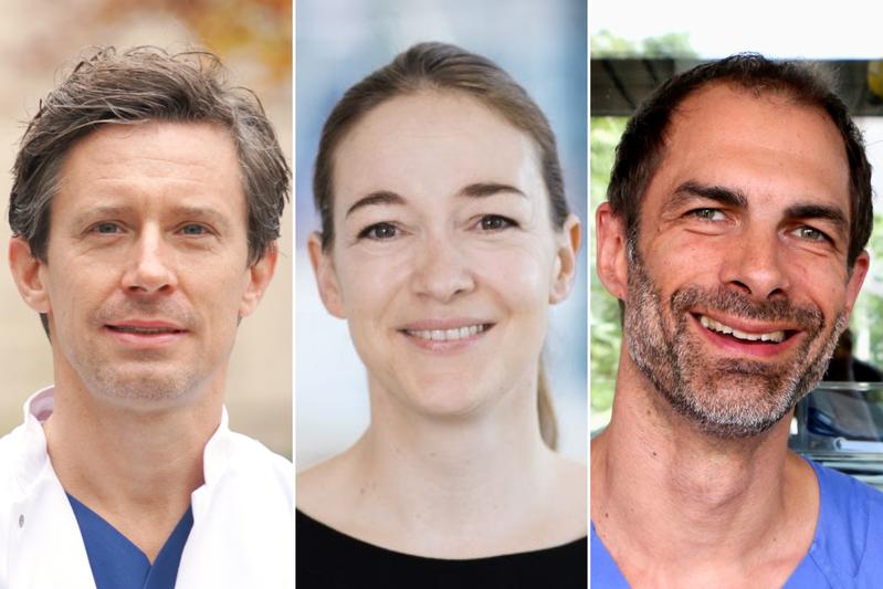 Professor Florian Hoffmann, Dr. Ellen Heimberg und Prof. Sebastian Brenner