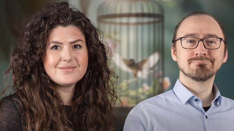 Anika Radewald und Dr. Aaron Bielejewski gehören zum Forschungsteam des preisgekrönten Projektes „Freiheit und Freiheitsentzug“. 