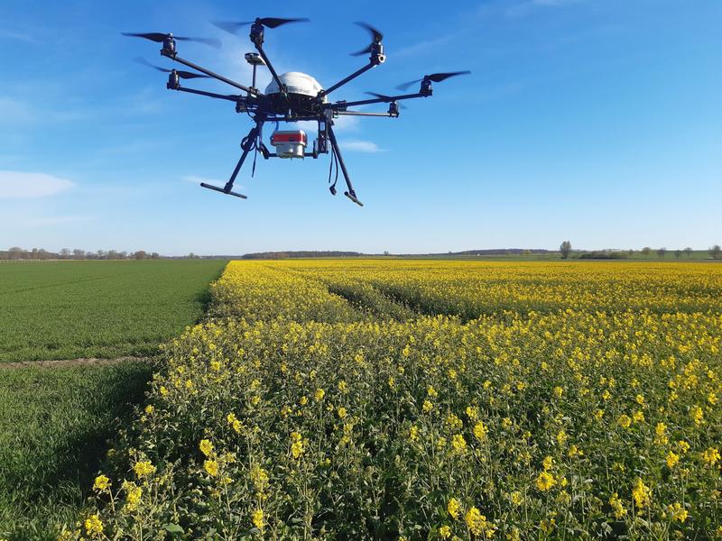 Drones could help to apply crop protection products in a more precise manner in future.