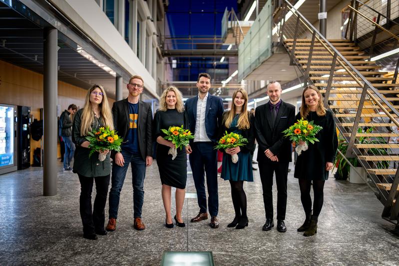 Neun Forschende wurden am Dienstag, 12. März 2024, mit dem Carl-Gustav-Carus-Förderpreis ausgezeichnet.