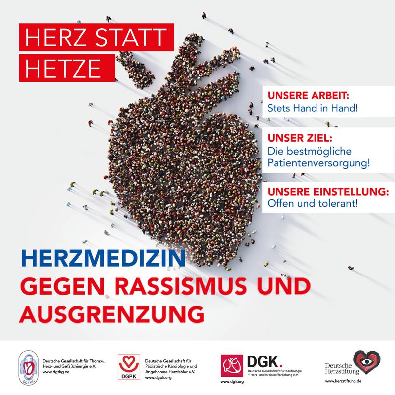 Herz statt Hetze: Herzmedizin positioniert sich für Toleranz und Vielfalt