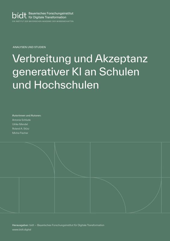 Studie Verbreitung und Akzeptanz generativer KI an Schulen und Hochschulen