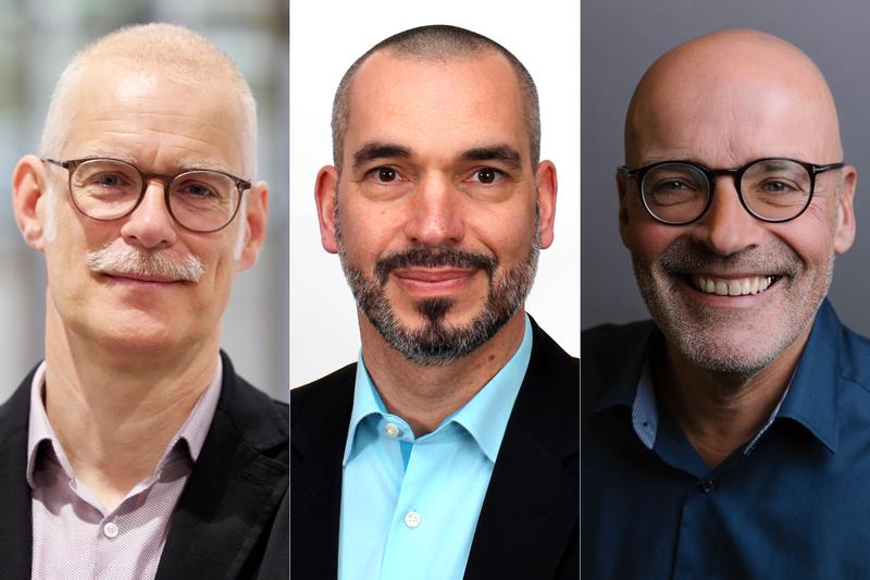 Foto (v.l.): Professor Wolfram Windisch / Mike Auerbach; Dr. Alexander Rupp/ privat; Professor Reiner Hanewinkel/ Arian Henning