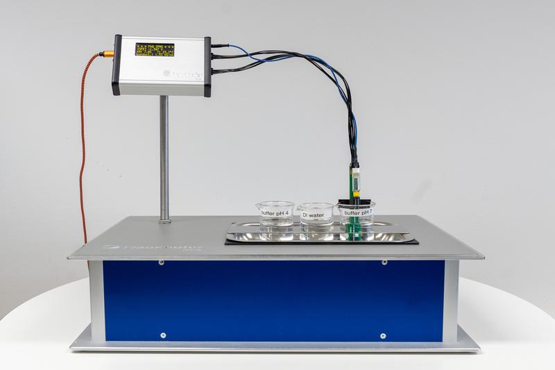 Demonstrator for pH and conductivity measurement 