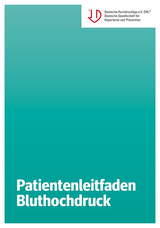 Titelbild Patientenleitfaden Bluthochdruck der Deutschen Hochdruckliga