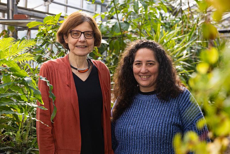 Prof’in Dr. Dorothee Staiger (li.) und Dr. Julieta L. Mateos haben untersucht, wie flexibel Pflanzen auf Stress reagieren.