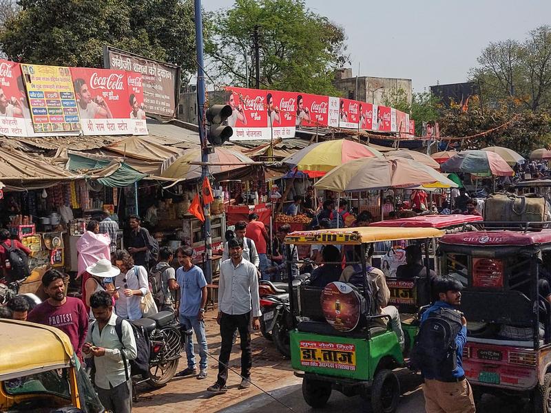 Die Delegation deutscher Wissenschaftlerinnen und Wissenschaftler gewann auch Eindrücke vom Alltag  in Indien. 