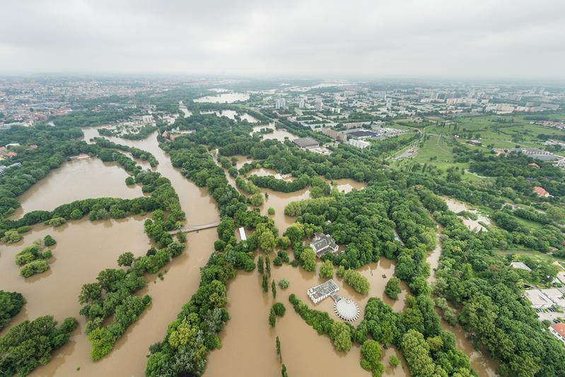 Halle (Juni 2013). Die Saale zählt nach den Ergebnissen der UFZ-Wissenschaftler zu den Flüssen mit einer hohen Hochwasserkomplexität.