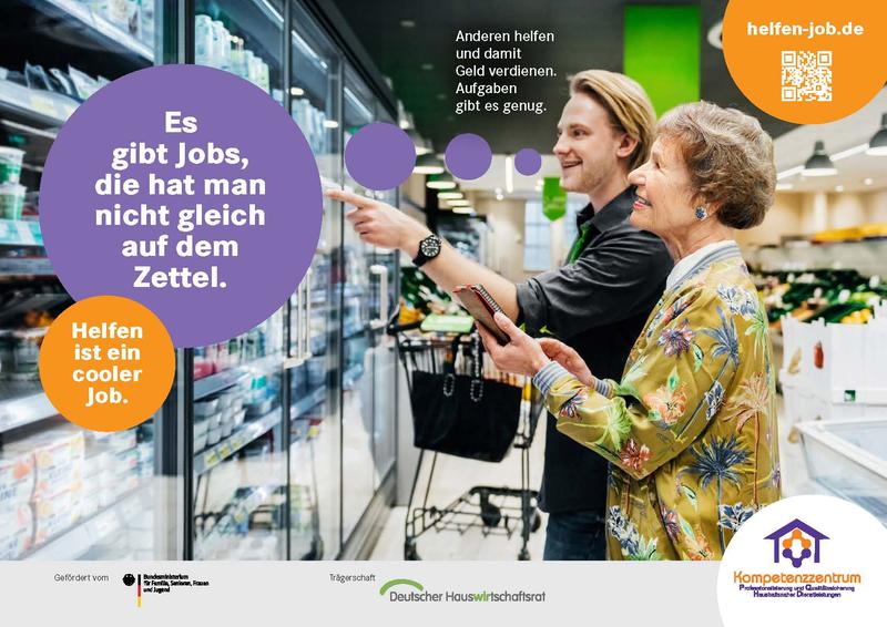 „Helfen ist ein cooler Job“ - Imagekampagne für haushaltsnahe Dienstleistungen