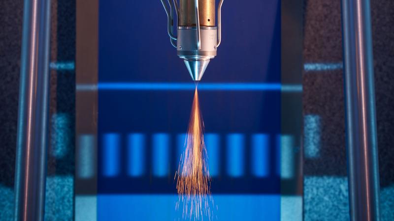 Researchers at Fraunhofer ILT are using laser metal deposition to additively manufacture space components.
