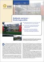 Cover BINE-Projekt-Info "Gebäude sanieren - Kindertagesstätte" 10/06