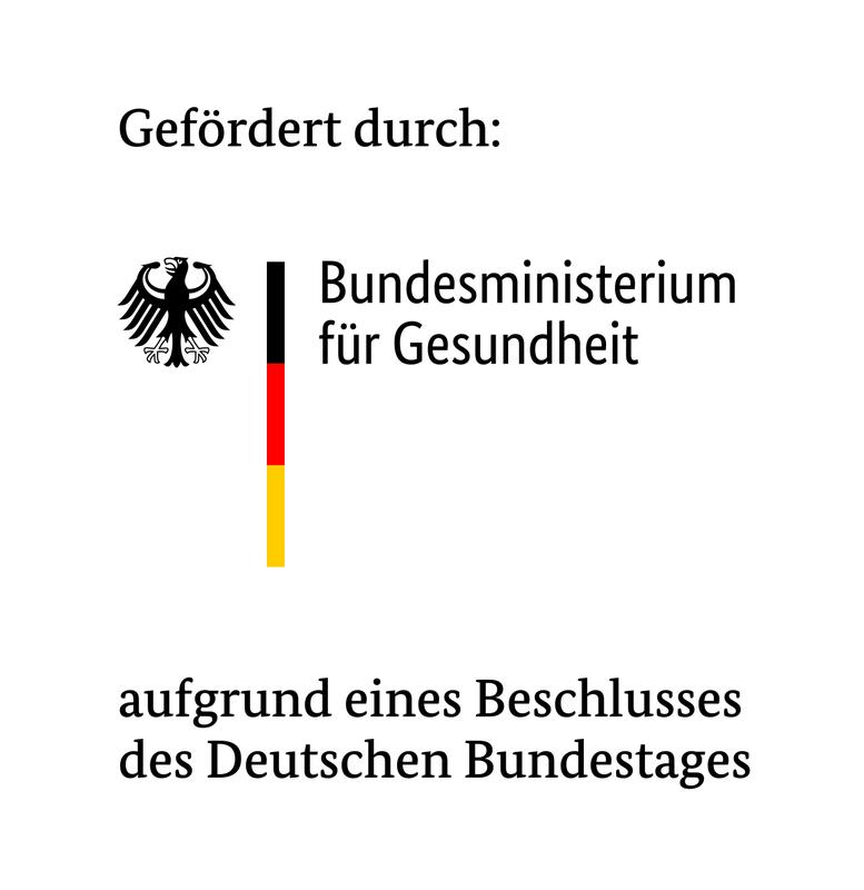 Das Projekt ist gefördert durch das Bundesministerium für Gesundheit.