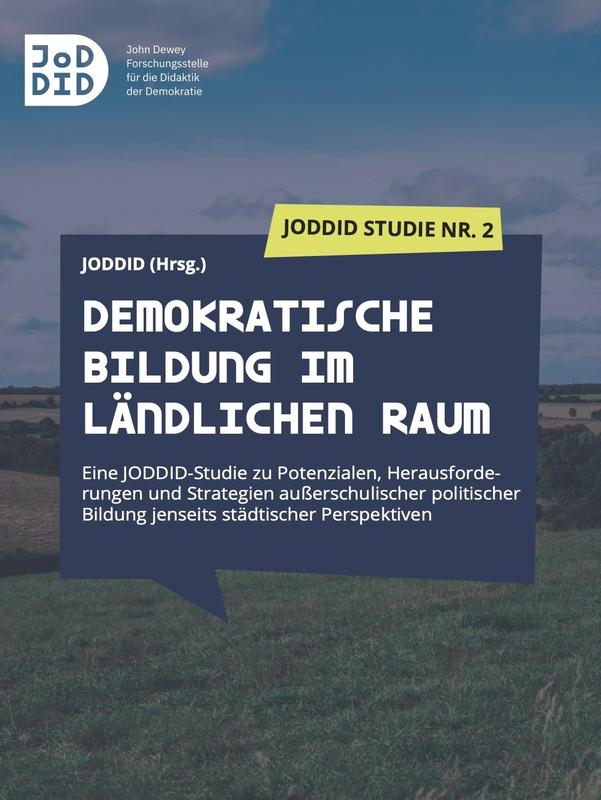 Buchcover Studie zu demokratischer Bildung im ländlichen Raum in Sachsen
