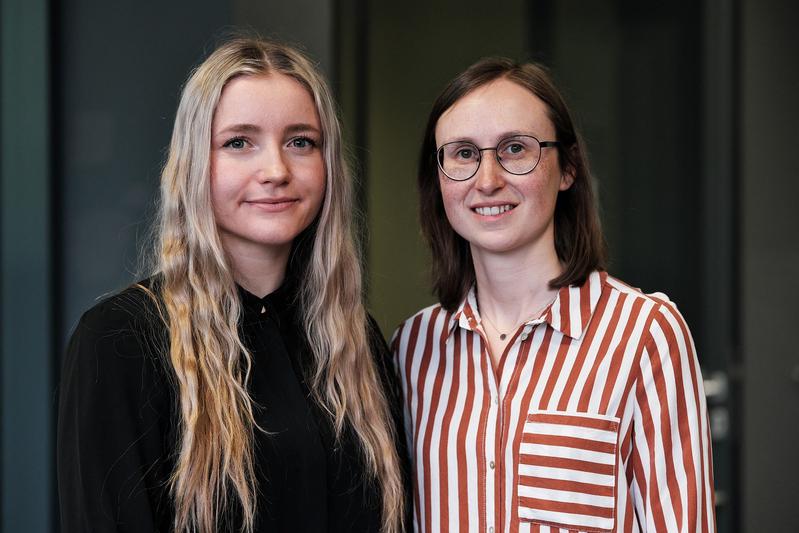 Rebecca Urschel (l.) und Saskia Bronder 