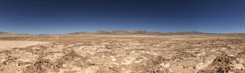Die Yungay-Playa, eines der trockensten Gebiete in der chilenischen Atacama-Wüste. 