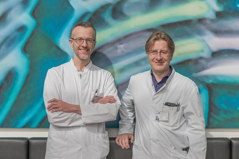  Gerrit Jansen und Jochen Hinkelbein (rechts) leisteten mit der Studie Pionierarbeit. 