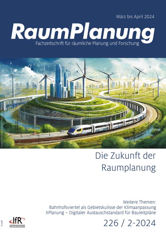 Cover des Themenheftes "Zukunft der Raumplanung der Fachzeitschrift RaumPlanung