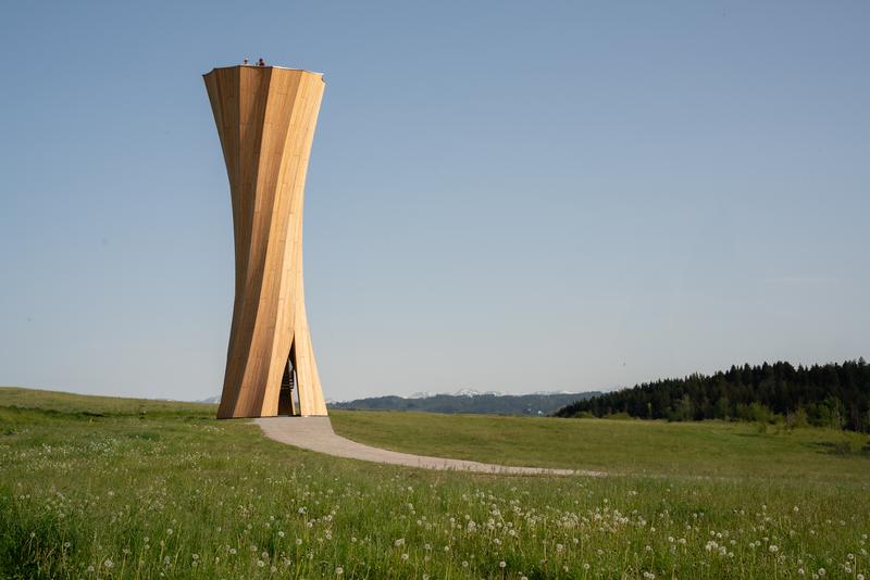 The Wangen Tower at the Landesgartenschau in Wangen in the Allgäu.