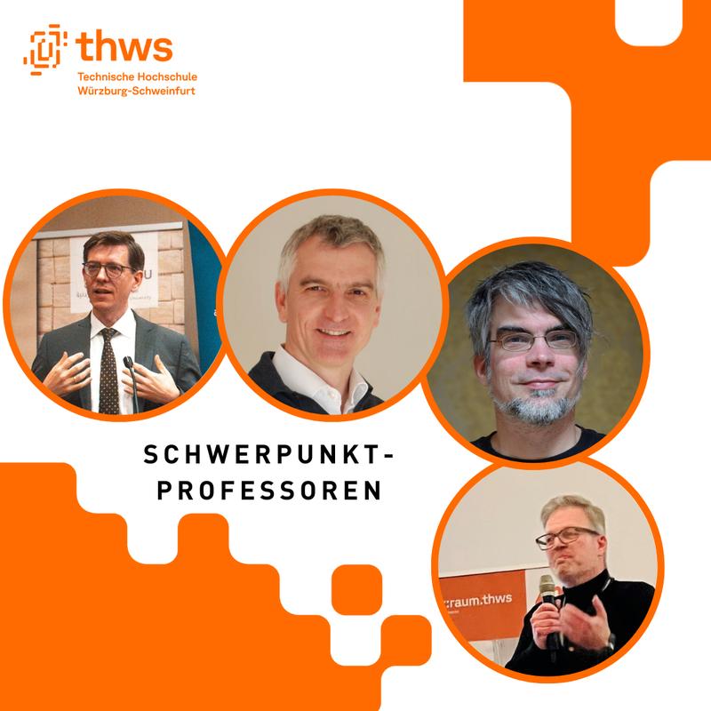 Vier Schwerpunktprofessoren der THWS beginnen in diesem Sommersemester ihre neuen Projekte.