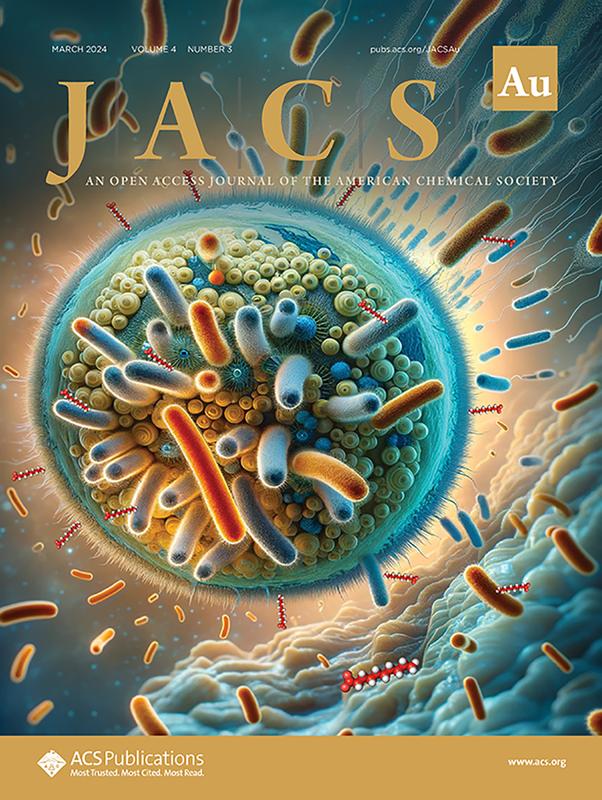 Cover story in JACS Au: The membrane-bound enzyme phospholipase A1 of the bacterium P. aeruginosa is a potential target for antibiotics, as researchers from HHU and FZJ were able to show in a computer model, in vitro and in vivo assays.