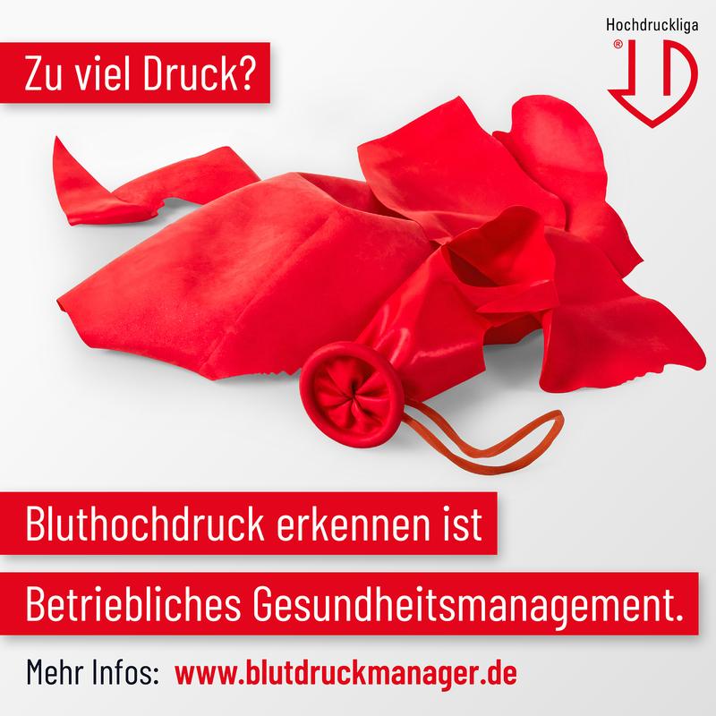 Bluthochdruckprävention in die Betriebe bringen. Neues Portal www.blutdruckmanager.de