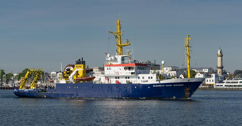 Die ELISABETH MANN BORGESE wird durch das IOW betrieben und überwiegend in der Ostsee eingesetzt. Das 56,5 Meter lange Schiff kann 12 Personen als wissenschaftliche Crew unterbringen.