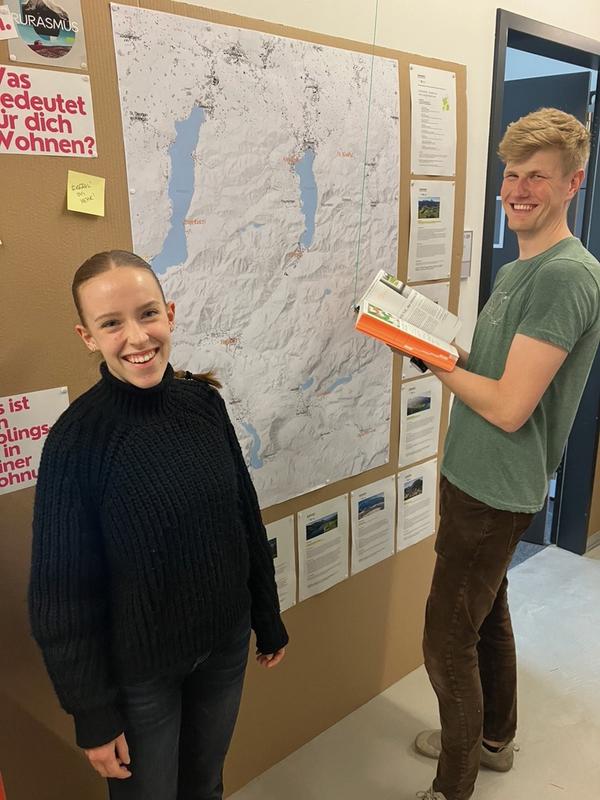 Teil des RURASMUS-Projekts: Die Coburger Studierenden Jana Will und Tarek Hansen. 