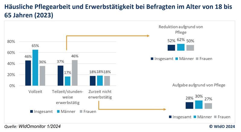 Häusliche Pflege und Erwerbstätigkeit