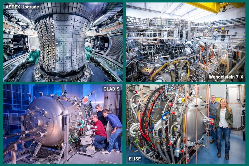 Four ‘indispensable’ facilities of the IPP: ASDEX Upgrade, Wendelstein 7-X, GLADIS and Elise