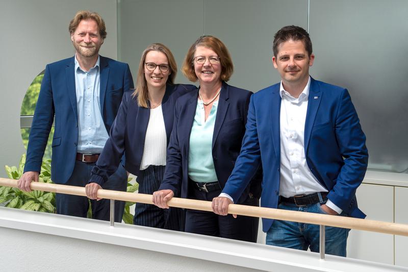 V.l.n.r.: Prof. Dr.-Ing. Andreas Hein, Prof. Dr.-Ing. Astrid Nieße, Prof. Dr. techn. Susanne Boll und Prof. Dr. Sebastian Lehnhoff (Vorsitzender). 