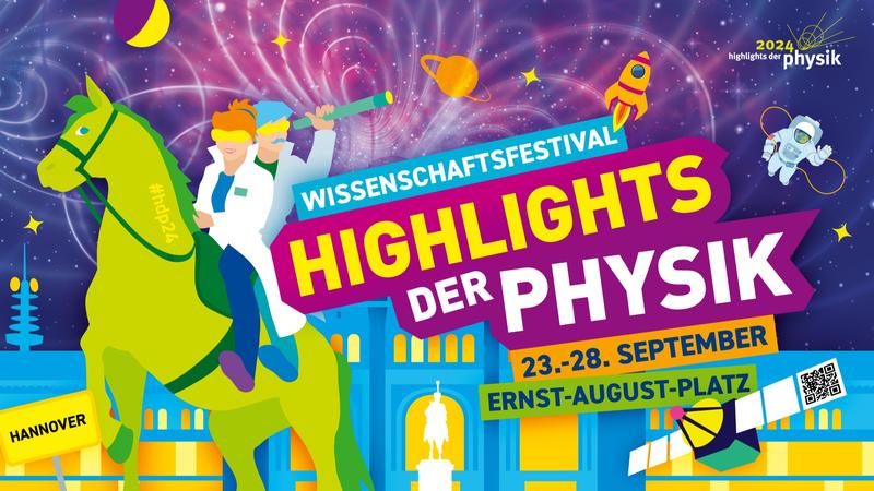 Die „Highlights der Physik“ präsentieren im September spannende Forschung auf dem Ernst-August-Platz