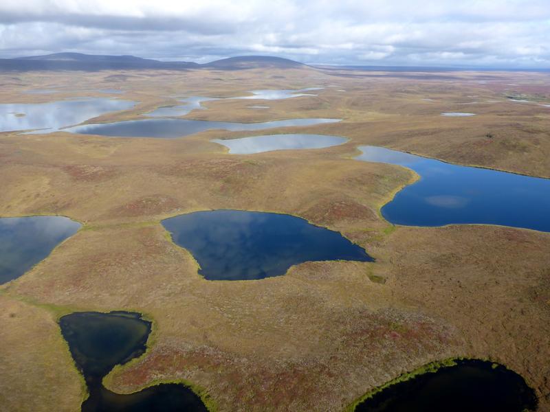 See und Teiche an den Ausläufern der Brooks Range, Alaska